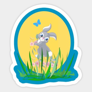 Yellow Easter egg Sticker